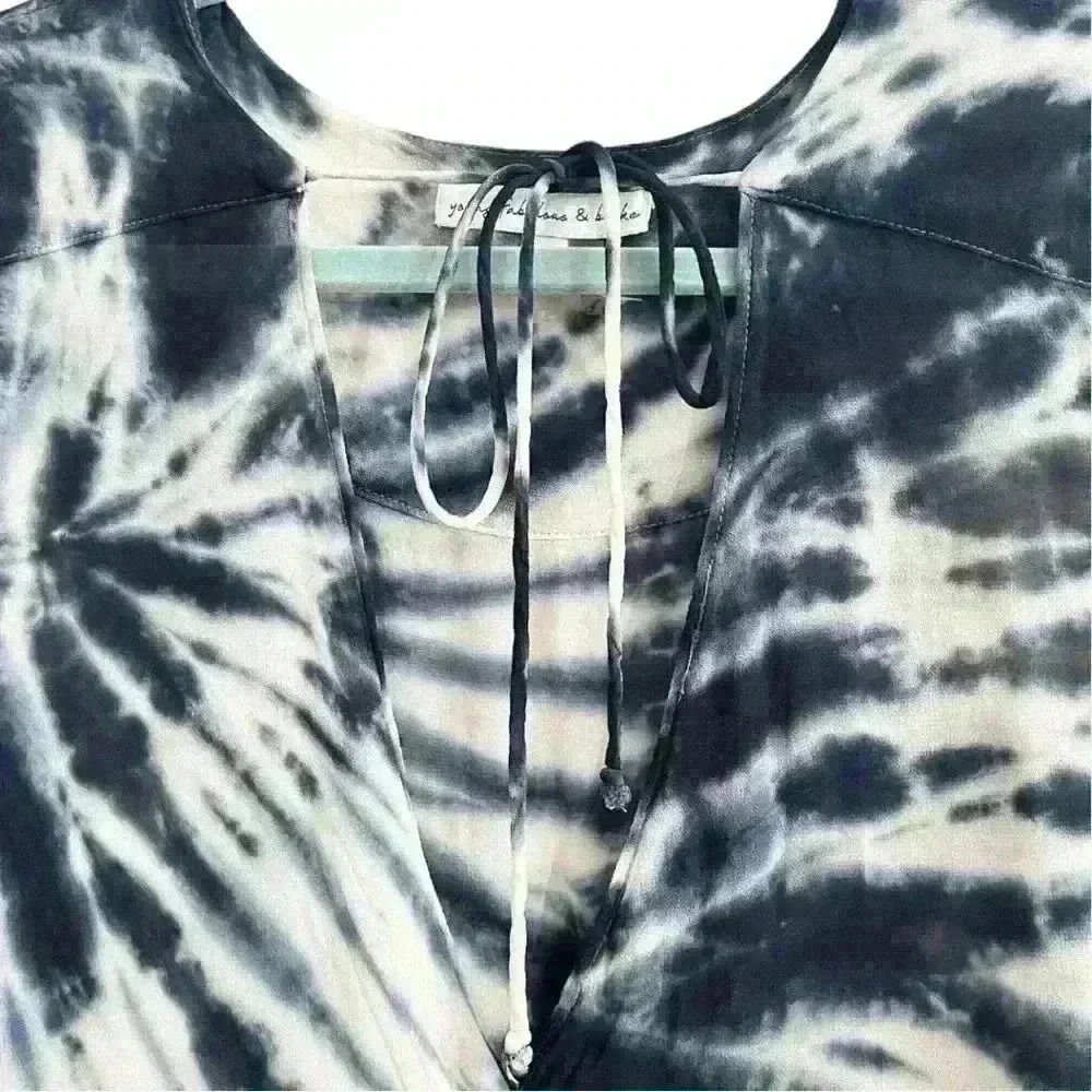 Young Fabulous & Broke (Sheer) Beach Tunic, Tie Dye - Picture 2 of 4